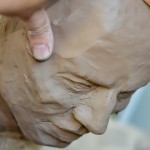 buste sculpture argile - atelier creasculpt